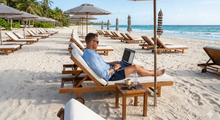 Quit the Digital Nomad Hype: The Unbearable Loneliness and Burnout of Working from a Beach