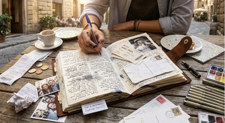 Top 5 Mistakes People Make With Travel Journals (And How to Fix Them)
